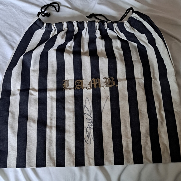 L.A.M.B. Handbags - L.A.M.B. duster bag AUTOGRAPHED by Gwen Stefani 20.5x18 RARE